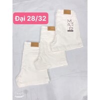 quần short trắng tinh đen tuyền
