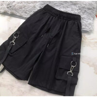 Quần short túi hộp kaki QN6 kèm dây móc xích thời trang dành cho nam có thể tháo rời
