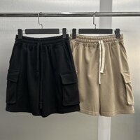 Quần Short Túi Hộp trơn vải chân cua cao cấp quần short nam mùa hè Kunshop Unisex