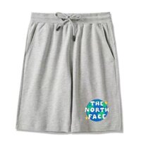 Quần short Unisex The North Face phiên bản Hàn Quốc, Cotton lỏng lẻo và nguyên chất, Tẩy mồ hôi, Mặc ngoài trời thoải mái