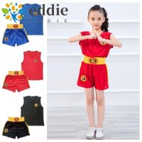Quần short và áo thun EDIE MMA Muay Thái, Áo Vest đồng phục Sanda Dragon Kick Boxing Suit, Thể thao Wushu Trunks Quần short chiến đấu miễn phí dành cho nữ
