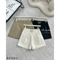 Quần short vải 2 lớp đai sắt chữ V hàng QC 8608