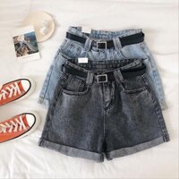 QUẦN SHORTS JEANS GẬP GẤU