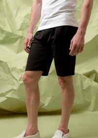 Quần shorts The Cosmo Anker Jersey Shorts màu đen TC1025019BA