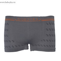 Quần Sịp Đùi Nam Baboyka Dệt Liền Khối, Họa Tiết Dệt Độc Đáo, Thông Hơi Thoáng Mát. - XL - Ghi Trung