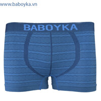 Quần Sịp Đùi Nam Dệt Liền Thân Baboyka, Siêu Thấm Hút Họa Tiết Độc Đáo. - XL - Xanh Navy