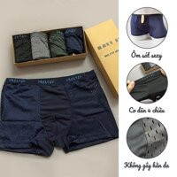 Quần sịp đùi nam, quần lót boxer xuất Nhật thông hơi thoáng khí hàng đẹp - XL 45-55kg,Màu ngẫu nhiên