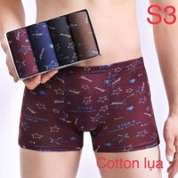 Quần sịp đùi nam,Quần lót nam hộp 4 chiếc hàng nhập khẩu cao cấp