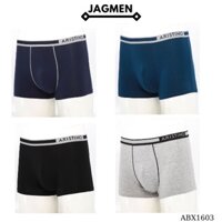 Quần sịp nam Boxer Aristino sợi cotton  cạp logo lệch lạ mắt ABX1603