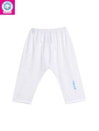 Quần sơ sinh đáy nem dài trắng Bamboo QSS0064