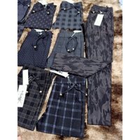 quần sọc caro dài  lưng thun xl.  Xxl. Xxxl 40 tới 65kg trở xuống