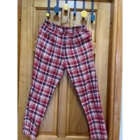 QUẦN SỌC CARO ĐỎ MIKI CLASSICS