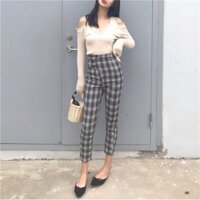 Quần sọc caro