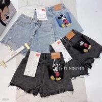 QUẦN SOOC BÒ NỮ MICKEY SIÊU PHẨM VỀ HÀNG CHO CÁC TY NHA😘