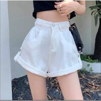 Quần soóc bò xắn gấu xinh xỉu, cháy hàng bn lâu mới về hàng đây mn ơiTrắng size smĐen size sml