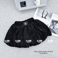 Quần Sooc Dạ Kim Tuyến cao cấp cho bé gái