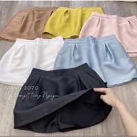 Quần Sooc Đùi Bồng Vải Tafta Dánv Basic