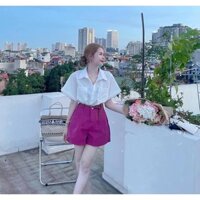 Quần sooc kaki nữ