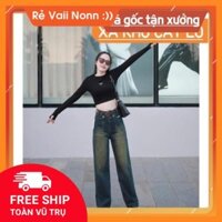 Quần sooc ngố bò jean nữ cạp cao short jeans phong cách ms09