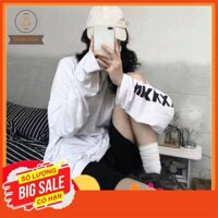 Quần Sooc Ngố Đen 3 Sọc Kiểu Dáng Basic Form Rộng Unisex