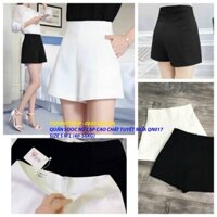 Quần sooc nữ cạp cao chất tuyết mưa QN017