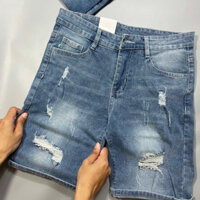 Quần sọt jean nam màu đen quần đùi màu xanh thời trang cao cấp nam MuradFashion ms03