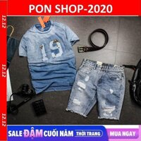 QUẦN SỌT JEAN NAM PON SHOP XX003 MÀU XANH MSP74