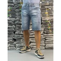 Quần sọt jeans nam màu xanh bạc.quần bò sọt xanh bạc