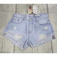 Quần sọt jeans nữ denim Stradivarius regular fit