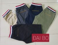 Quần sọt kaki nam lưng bo thung - 34 - XÁM