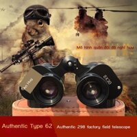 ❈Quân Sự Loại 62 Ống Nhòm 8X30 Với Tọa Độ Công Suất Cao Độ Nét Cao Tầm Nhìn Ban Đêm Quạt Quân Sự Người Lớn Ống Nhòm