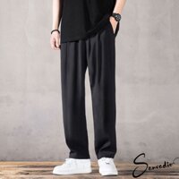 Quần suông nam SANVADIO quần suông đen unisex dài hàn quốc QD29