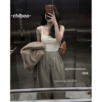 Quần Suông Nữ Dáng Rộng Chất Ruby Tuyyxi Cao Cấp Cạp Khoá,Quần Ống Rộng Hàng Loại 1 Wommen Công Sở