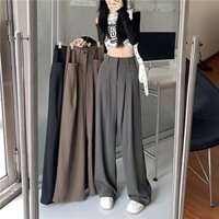 Quần suông nữ ,quần ống rộng ruby M800