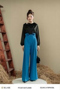 QUÂN SUÔNG XANH CẠP LIỀN XẾP LY