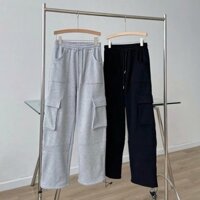 Quần Sweats Cargo Pant Phối Dây Rút - Quần Nỉ Túi Hộp Kiểu Phối Dây Rút Dáng Rộng Unisex Nam & Nữ