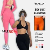 Quần tập gym nữ SEY LUX LEGGINGS, quần tập yoga, thể thao nữ co giãn mềm mịn thoải mái vận động