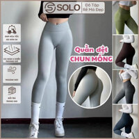 Quần Tập Gym Yoga Legging Cạp Chéo Chun Mông Thể Thao Nữ Thun Dệt Dày Co Dãn 𝙎𝙤𝙡𝙤 𝙎𝙥𝙤𝙧𝙩𝙨𝙬𝙚𝙖𝙧 6270