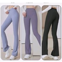 quần tập gym yoga nữ quảng châu ống loe siêu hách dáng