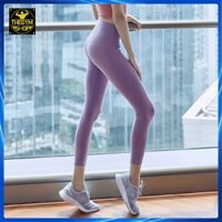 Quần tập legging cạp cao AMIN AM001 siêu nâng mông tập gym, yoga