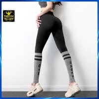 Quần tập legging cạp cao siêu nâng mông tập gym, yoga cao cấp AMIN AM006 *