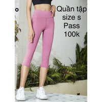 quần tập yoga màu hồng