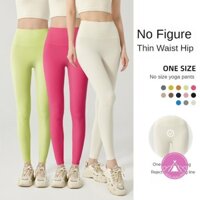 Quần Tập Yoga Nhanh Khô Mềm Mại Cảm Giác Sáp Không Kích Thước Cao Cấp Nâng Hông Không Dấu Vết Đám Mây Cảm Giác Yoga Mặc Thể Dục Thể Thao Legging