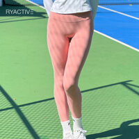 Quần tập yoga/thể thao lưng cao RYACTIVE - RYA Legging màu kẹo hồng Candy pink