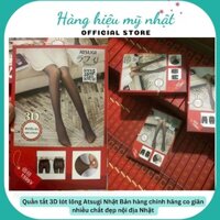 Quần tất 3D lót lông Atsugi Nhật Bản hàng chính hãng co giãn nhiều chất đẹp