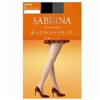 Quần tất giữ ấm Gunze Sabrina Warm - Nhật Bản (Đen) (Size M-L)