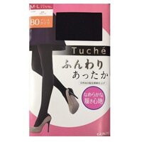 Quần tất giữ nhiệt GUNZE Tuché 80D Nhật Bản (Đen)