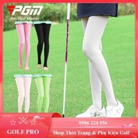 Quần tất golf nữ PGM thể thao nhiều màu xà cạp lụa chất cotton lạnh thoáng khí mặc được cả 4 mùa QT001