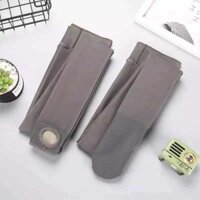 quần tất hở đũng vớ lưới sexy Tiếp viên quần xuyên da màu xám quần legging giả xuyên thịt quần tất liền đi ra ngoài cho nữ quần ống thon chân dày vừa mùa xuân thu