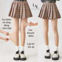 QUẦN TẤT, LEGGING LÓT NỈ, DÀY 3D CHE KHUYẾT ĐIỂM NHƯ DA THẬT (5-25℃）